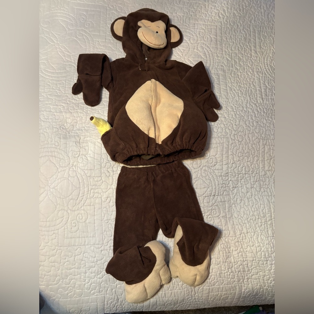 Old Navy Brown and Cream Plush Halloween Costume